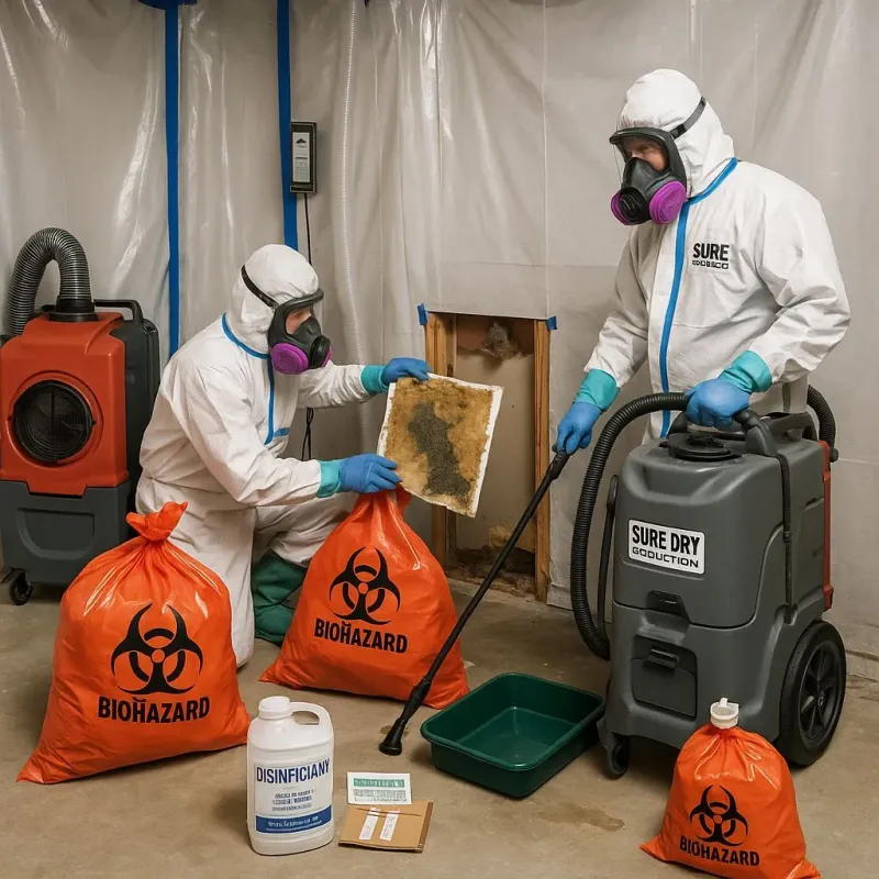 Contaminated Water Handling Protocols process in Random Lake, WI