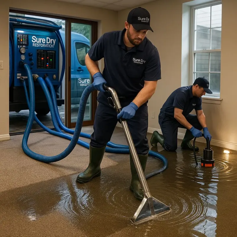 Water Extraction and Removal process in Random Lake, WI